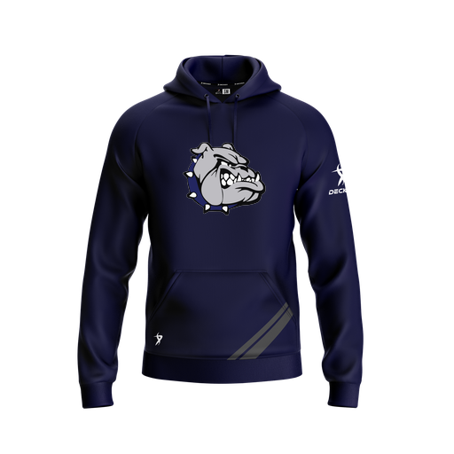 [FOLHSMNV-YXS-LOGO1] Decker Summit Hoodie (Youth XS, Navy, Logo 1)