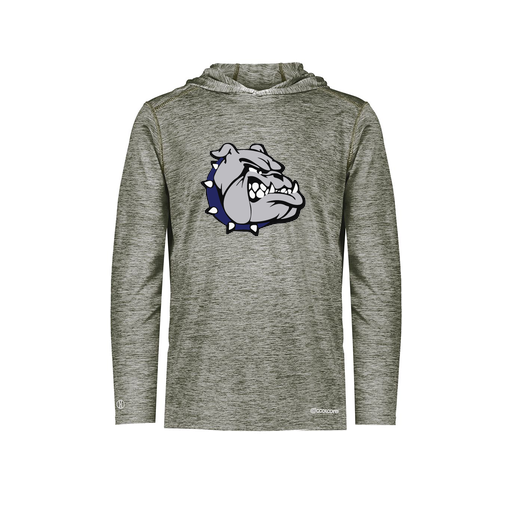 [FOLHCGGY-AS-LOGO1] Decker Men's Charge Hoodie (Adult S, Gray)