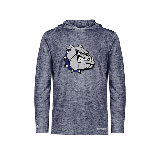 [FOLHCGNV-YS-LOGO1] Decker Youth Charge Hoodie (Youth S, Navy)