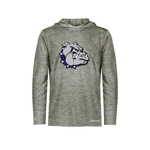 [FOLHCGGY-YS-LOGO1] Decker Youth Charge Hoodie (Youth S, Gray)